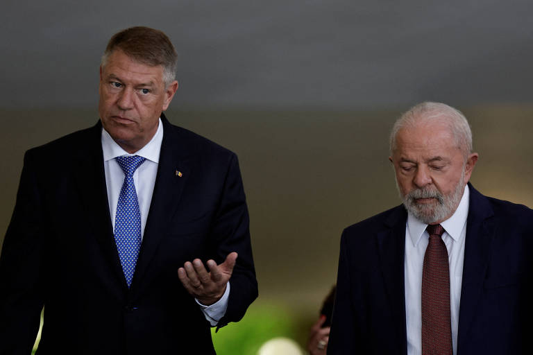 Ao lado de Lula, presidente da Romênia diz que países têm dever de apoiar Ucrânia