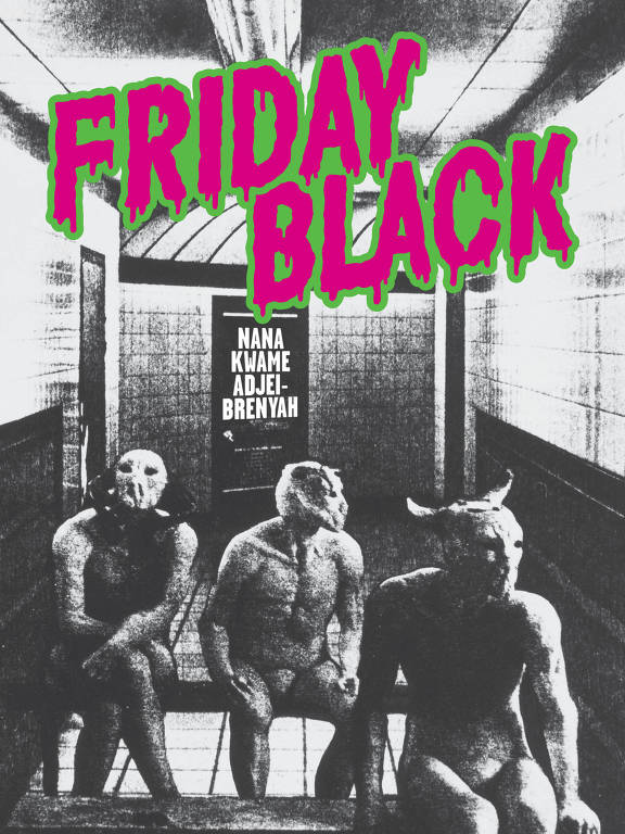 capa de livro em estilo punk com pessoas vestidas de monstro