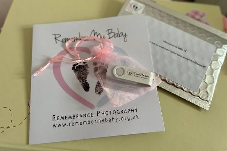 'Como foto da minha bebê que nasceu morta me ajudou a enfrentar o luto'
