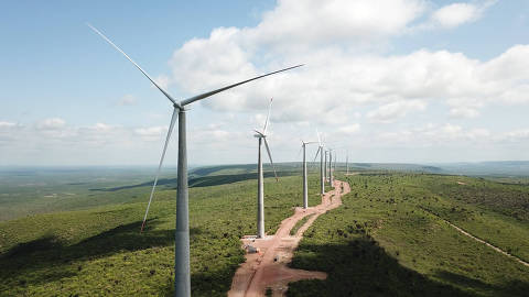 Parque Eólico Lagoa dos Ventos, localizado no estado do Piauí