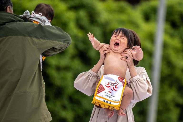 Japão retoma competição de choro de bebês após pandemia