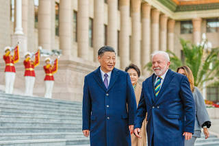 Brazilian President Luiz Inacio Lula da Silva meets with Chinese President Xi Jinping in Beijing