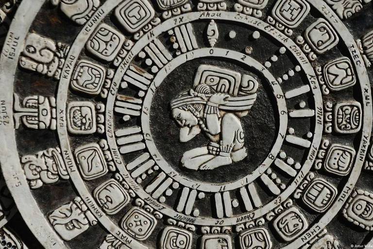 Imagem do calendário maia
