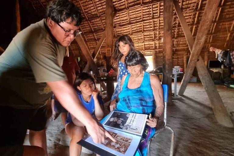 Kalapalos do Xingu recuperam história da indígena Diacuí durante produção do filme 'O Casamento', de Maíra Bühler