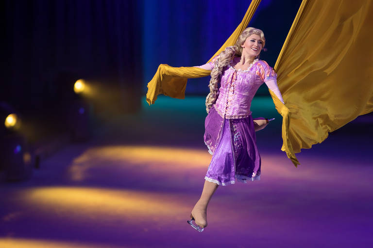 Rapunzel no espetáculo 'Disney On Ice - 100 Anos de Emoção'