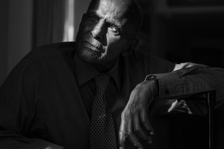 Harry Belafonte, em Nova York, posa para foto em 2016