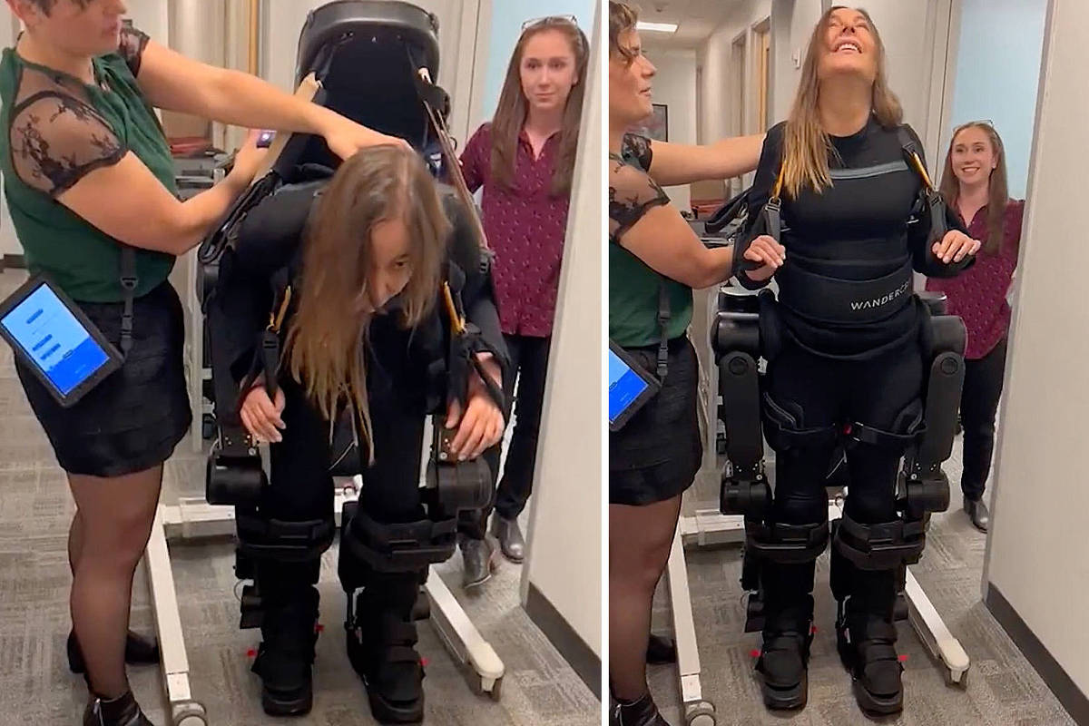 Mara Gabrilli walks with an exoskeleton for paralysis;  see – 04/28/2023 – Equilibrium and Health