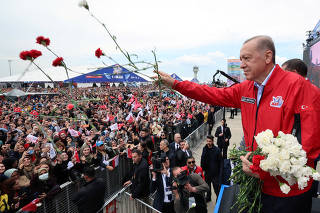 Turkish President Erdogan visits Teknofest airshow in Istanbul