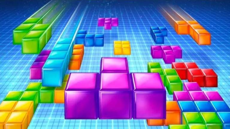 Imagem virtual do jogo tetris