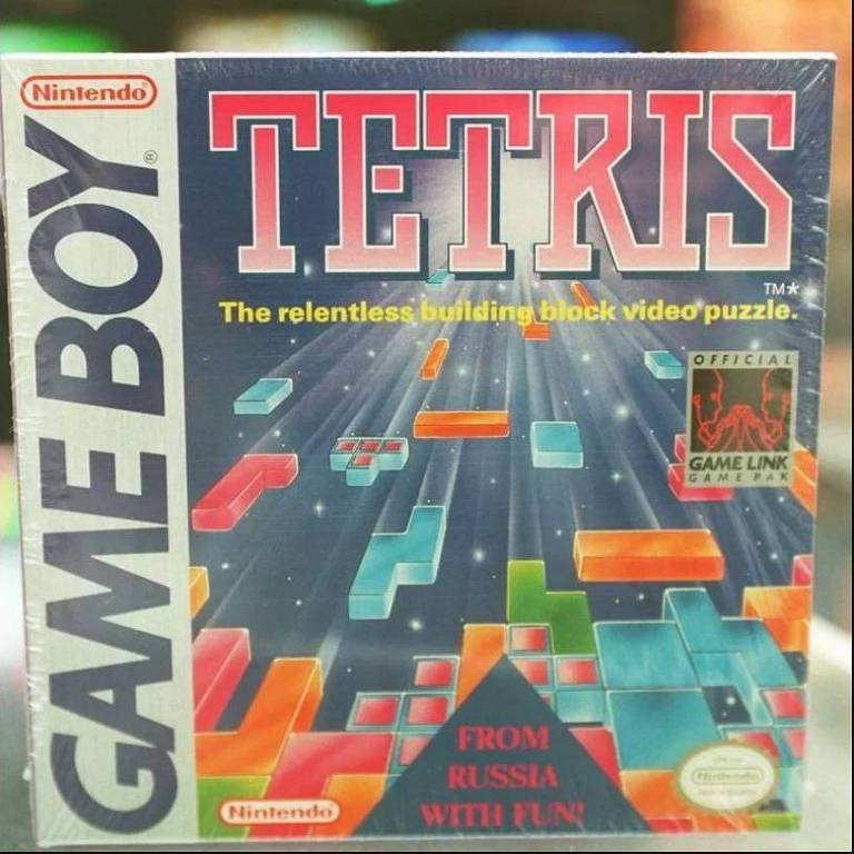 Capa do jogo tetris do Game Boy, da Nintendo
