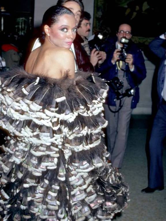 Diana Ross, no Met Gala de 1981