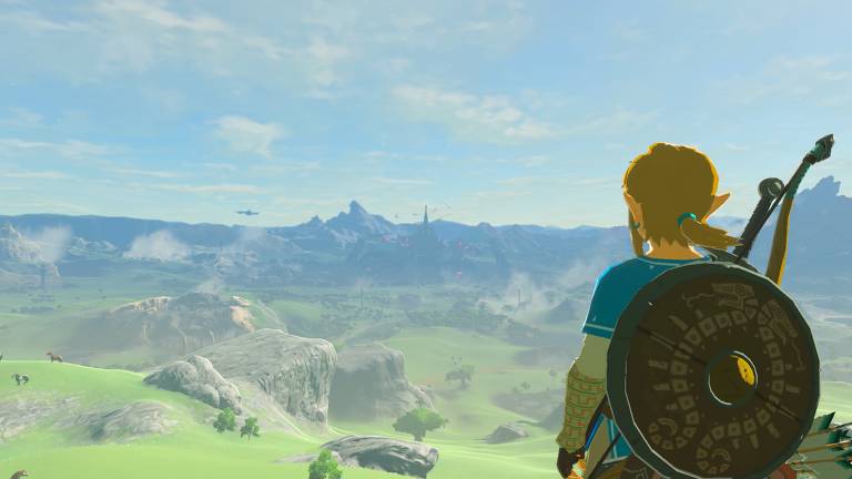 Imagem do jogo "The Legend of Zelda: Breath of the Wild", para Nintendo Switch