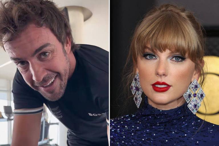 Fernando Alonso segue brincando com rumores de que estaria namorando Taylor Swift
