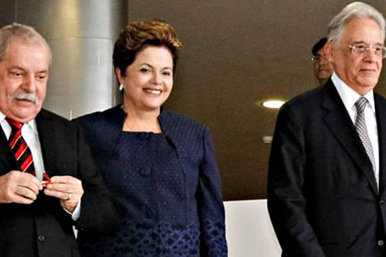 Lula, Dilma e Fernando Henrique Cardoso