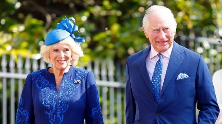 Rei Charles 3º e Camilla, a rainha consorte; coroação será no dia 6 de maio