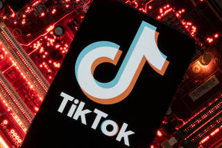 FILE PHOTO: Illustration shows TikTok logo