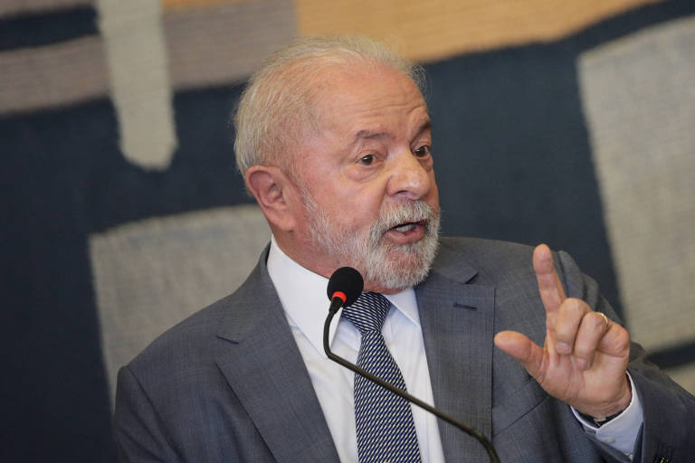 O presidente Lula (PT) no Palácio do Itamaraty