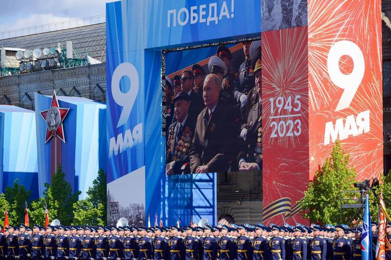 Putin diz que Ocidente quer destruir Rússia e faz desfile enxuto no Dia da Vitória