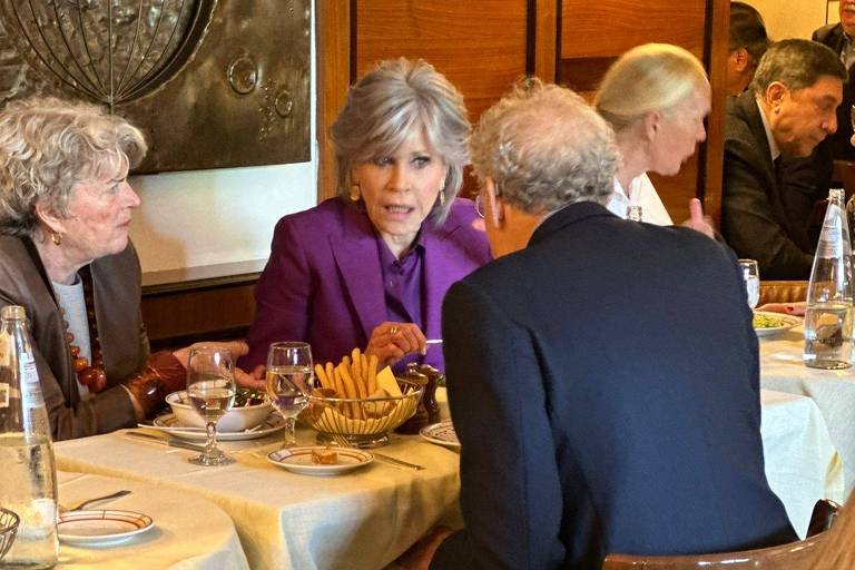 Restaurante em Nova York reúne brasileiros e Jane Fonda por acaso