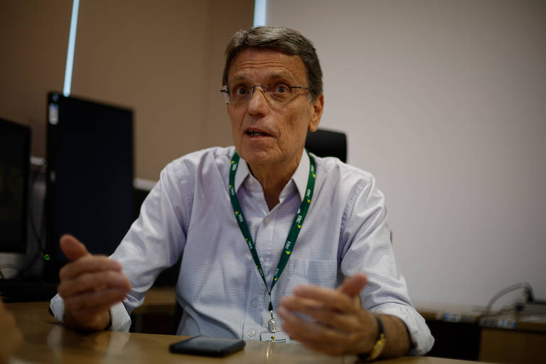 Hélio Doyle, presidente da EBC, durante entrevista à Folha