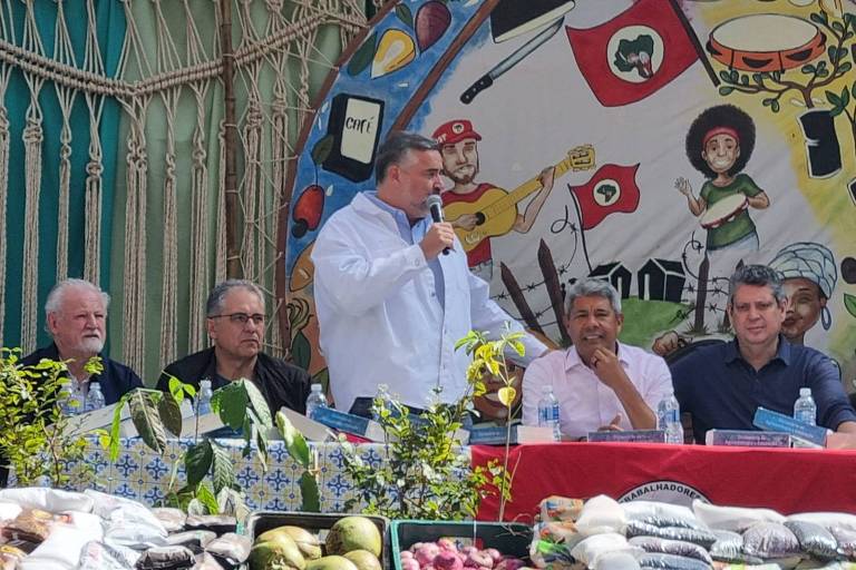 Ministros de Lula pregam conciliação de interesses do MST e do agro em feira do movimento