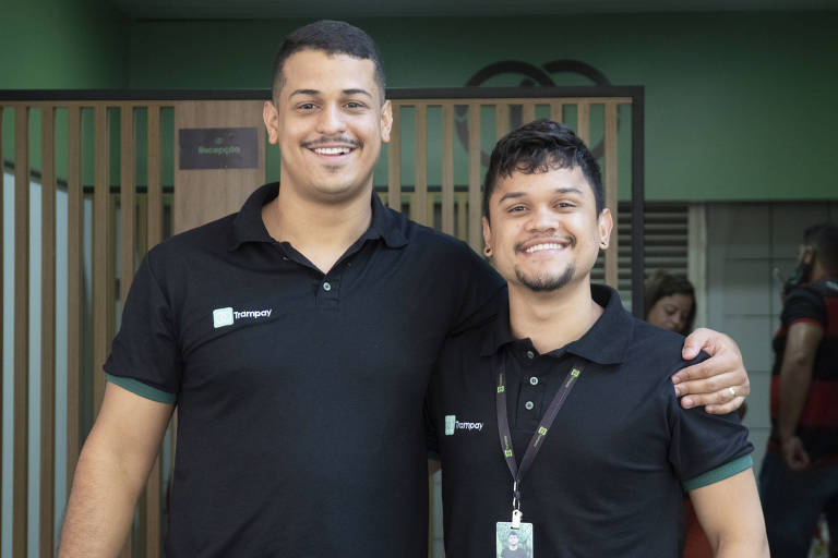 Tiago Ribeiro Feire, CCO, e Jorge Junior, CEO da Trampay