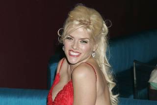 Anna Nicole Smith at the premiere party for the new comedy film Be Cool in Hollywood