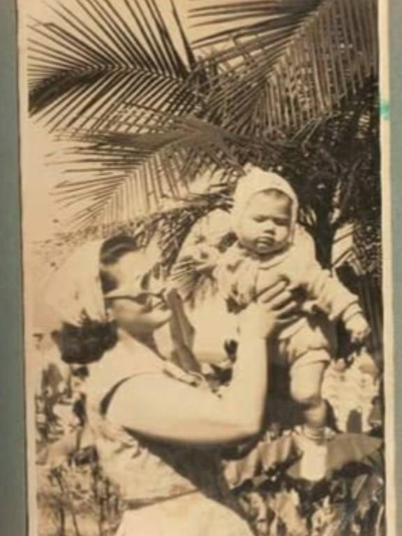 Mirian Goldenberg bebê e sua mãe
