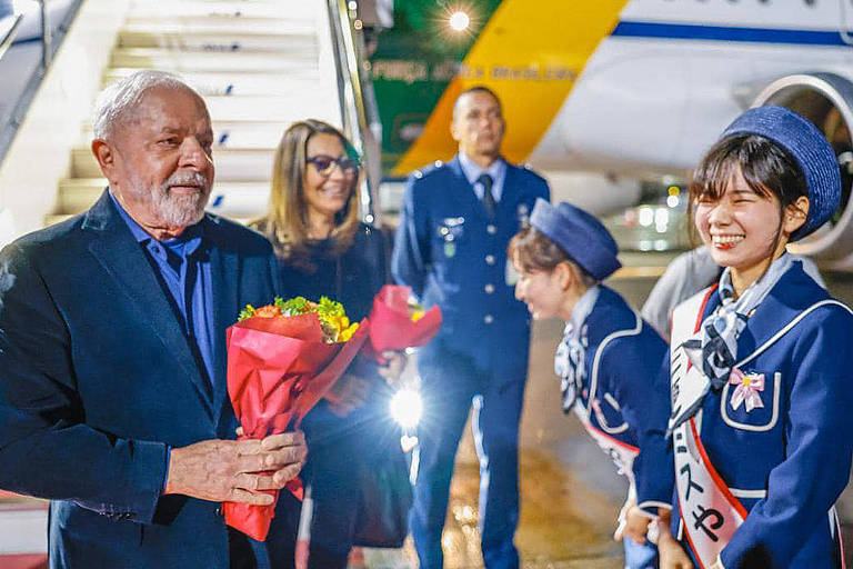 Lula chega a Hiroshima para maratona de bilaterais no G7