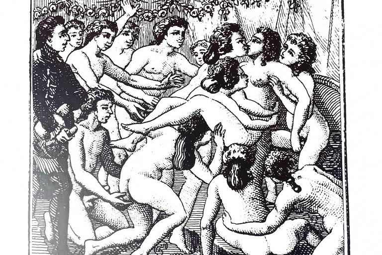 Ilustração do livro 'História de Juliete', de Marquês de Sade