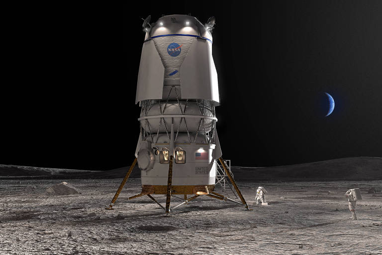 Nasa seleciona segunda empresa para levar astronautas à Lua