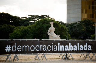 STF / DEMOCRACIA INABALADA / 8 DE JANEIRO / PROTESTO GOLPISTA / JUDICIÁRIO