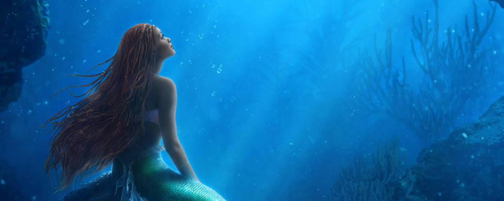 Halle Bailey como Ariel em cena do novo 'A Pequena Sereia'