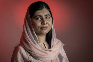 A Nobel da Paz Malala Yousafzai, 25, que visita evento no Rio 