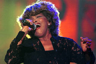 FILE PHOTO: Tina Turner performs a song during the German record awards 