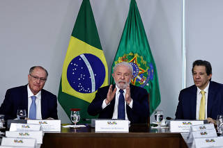 Brazil's President Luiz Inacio Lula da Silva meets with auto industry leaders, in Brasilia