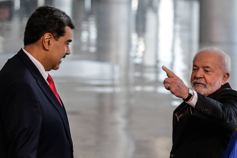 Ditador Nicolás Maduro se encontra com Lula em Brasília 