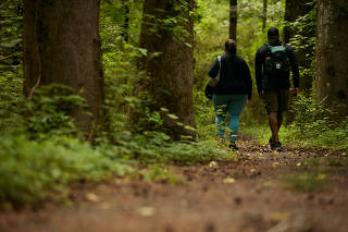 Hiking, a form of exercise older than exercise itself, is so hot right now. From 2018 to 2021, the number of Americans hitting the trails ballooned from around 48 million to 59 million, according to the nonprofit Outdoor Foundation. (Bee Trofort for The Ne