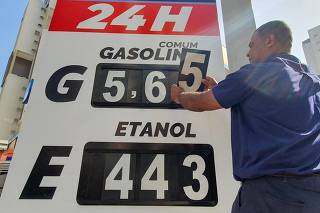 Aumento no preço do combustível