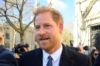 FILE PHOTO: UK paper group bids to throw out Prince Harry and others' privacy lawsuits