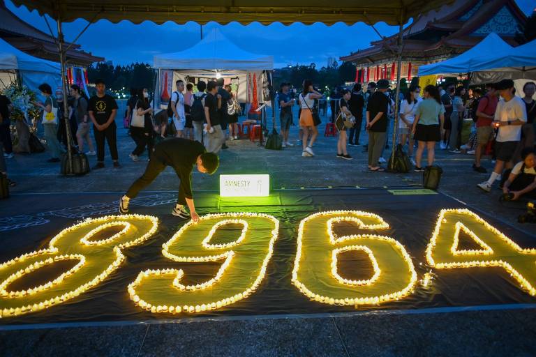 Taiwan recorda Massacre da Praça da Paz Celestial enquanto teme pelo futuro