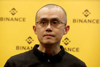 FILE PHOTO: Changpeng Zhao, founder and chief executive officer of Binance, attends the Viva Technology conference in Paris
