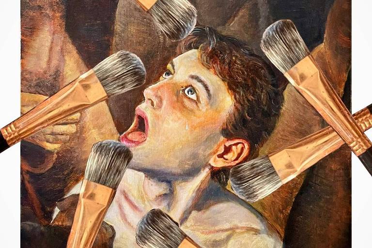 Pintura do artista polones Łukasz Leja, que pinta o emor e o sexo em óleo sobre tela e expõe no 2º Festival Vórtice de Arte Erótica, de 3/6 a 1/7 no Edifício Vera, no centro histórico de São Paulo