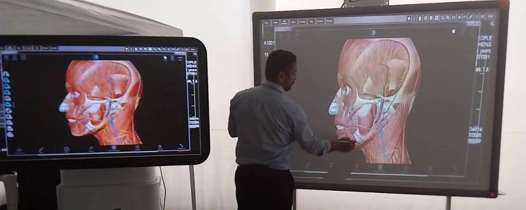 Plataforma de anatomia 3D para o ensino da medicina