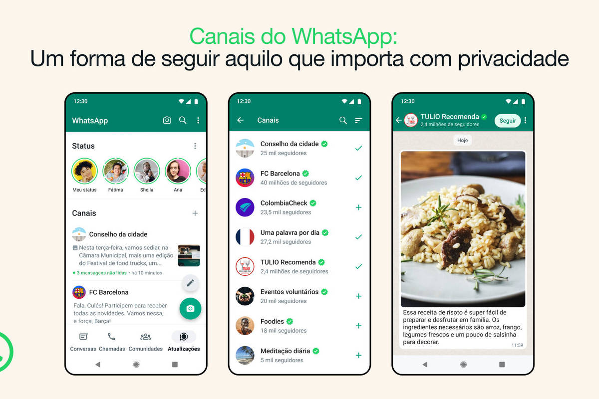 WhatsApp launches Channels in Brazil;  enter Folha – 09/13/2023 – Power