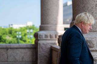 Texas Governor Greg Abbott Meets With Former UK Prime Minister Boris Johnson To Discuss Economic Development
