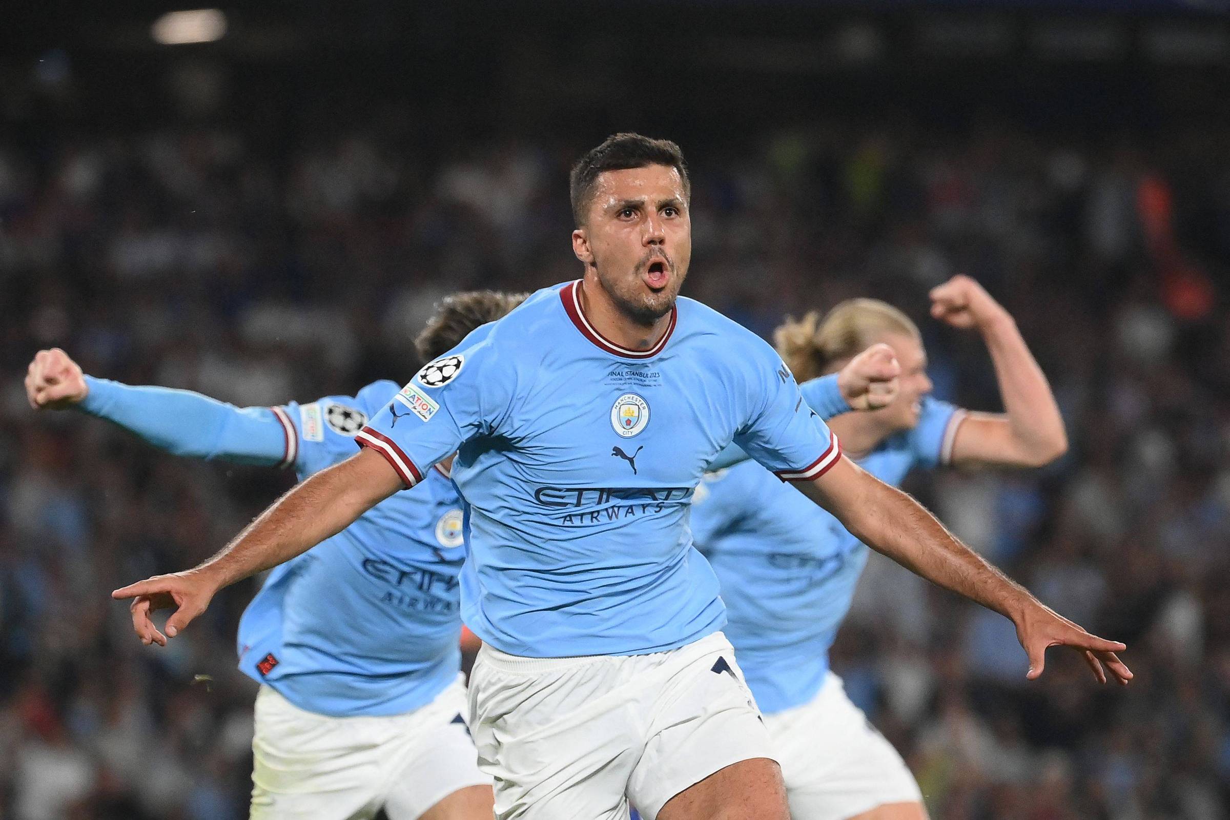 Manchester City comemora título da Champions League: assista ao