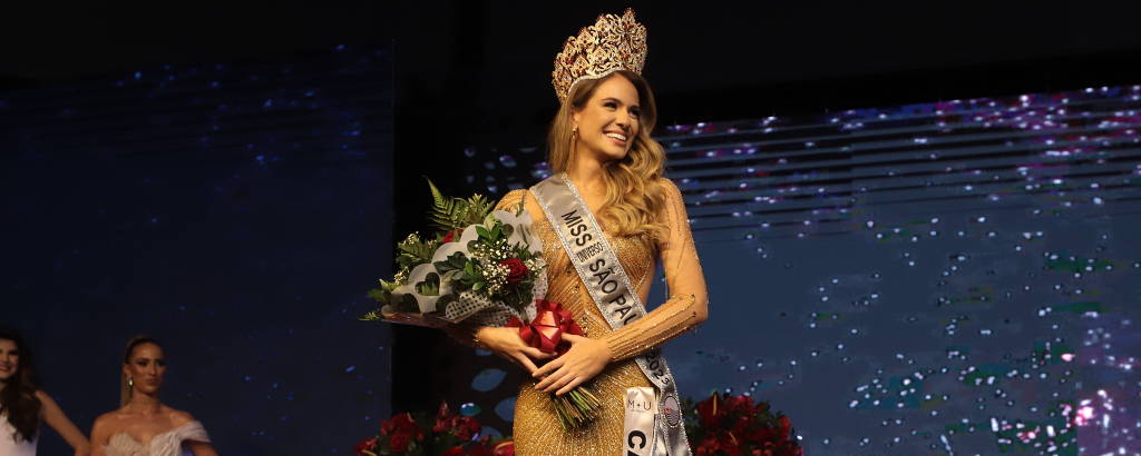 Vitória Brodt faz seu primeiro desfile como Miss Universo São Paulo 2023