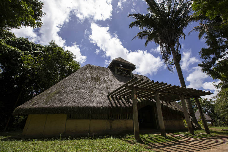 Formato de uma das moradias que existiu em Palmares