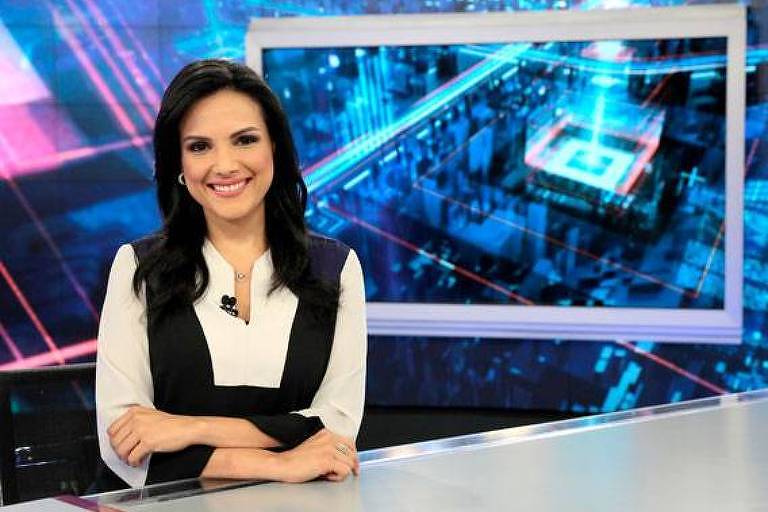 Márcia Dantas, apresentadora do SBT Jornal
